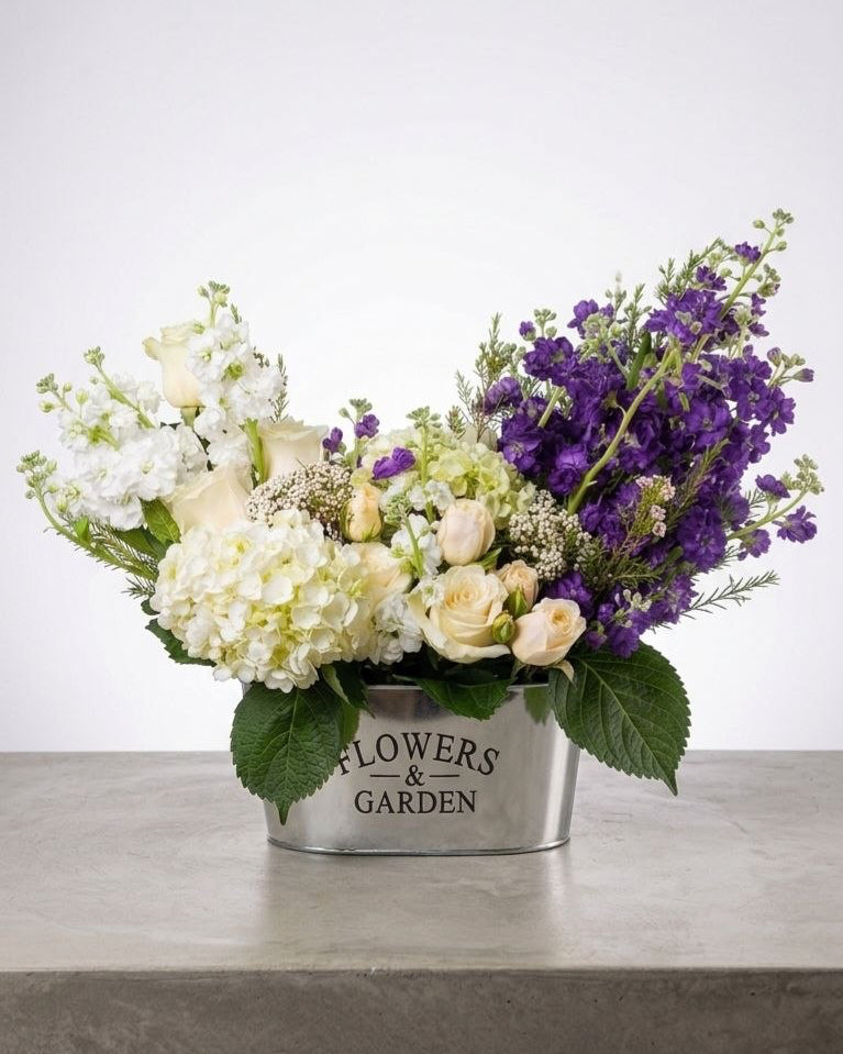 Royal Amethyst Garden Composition