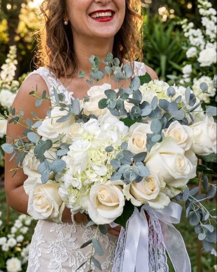 Wedding bridal bouquet "White Elegance"