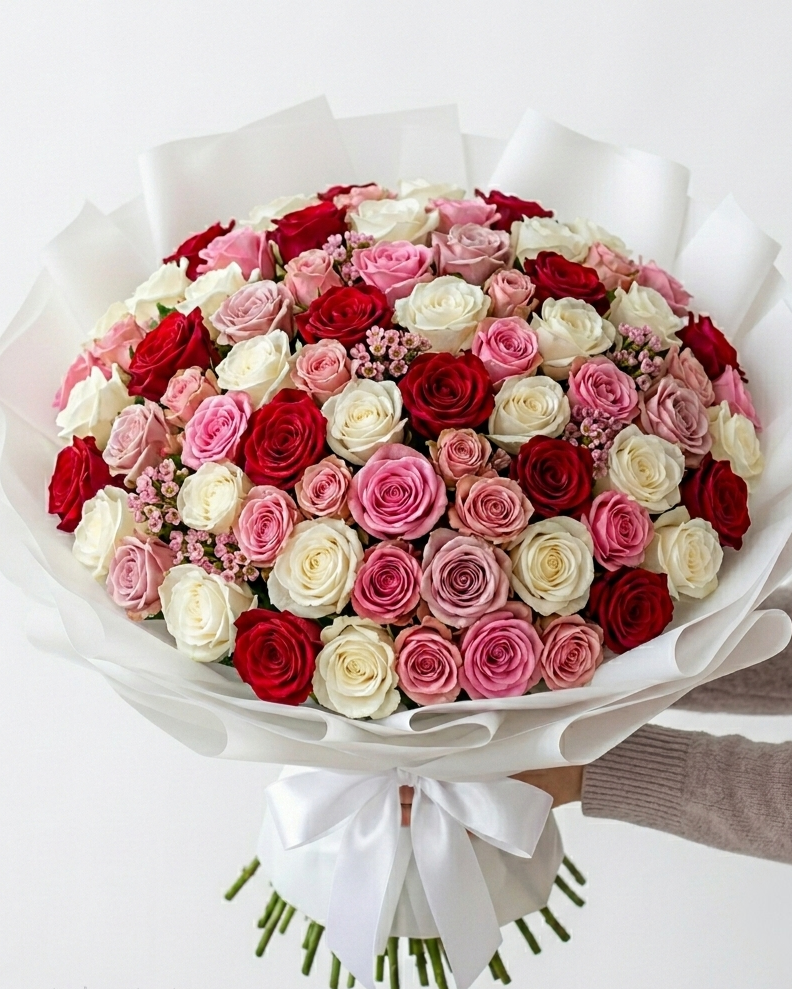 Velvet Symphony of Mix Roses