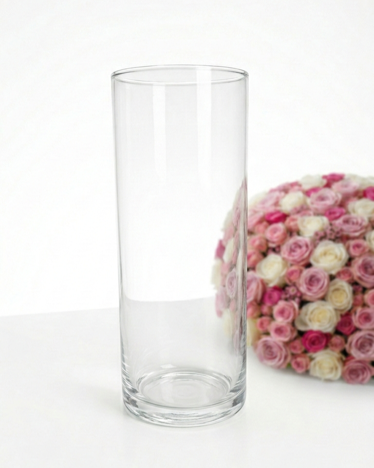 Glass cylinder Vase