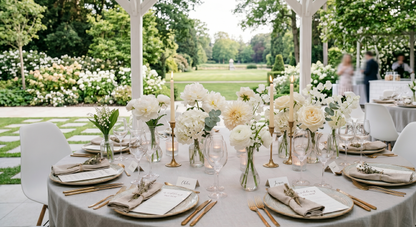 Table Set of Bud Vases